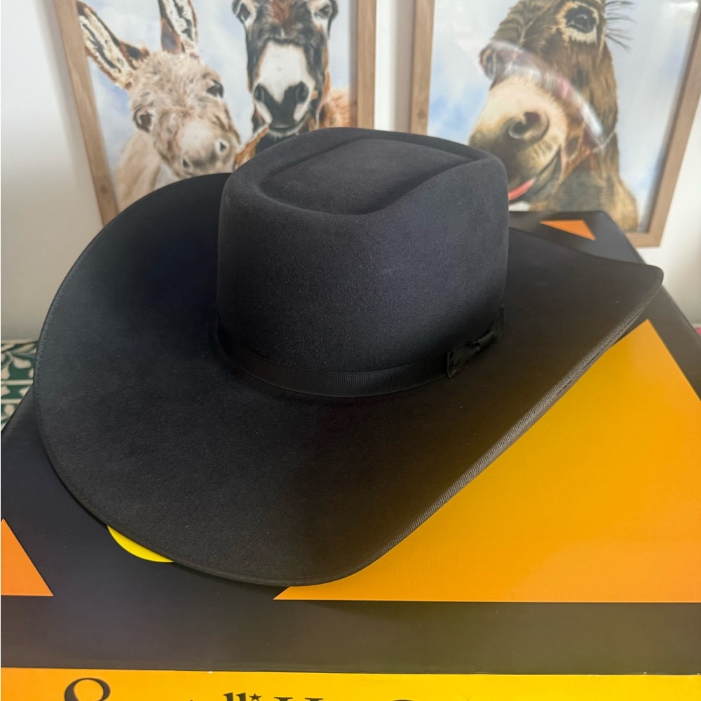 Serratelli Cowboy Hat - charcoal/black